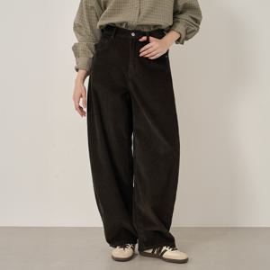 [제작] 보이드 코듀로이 벌룬 뒷밴딩 팬츠 84137 빅사이즈 여성의류