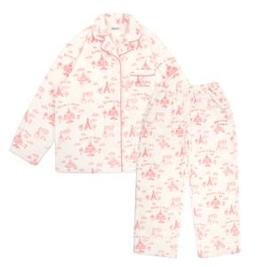 [WOMEN] 아이보리 에펠 퍼 파자마 세트_BU54UJ507