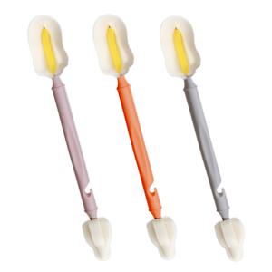 듀얼 더블폼 세척솔 3P 젖병 젖꼭지 텀블러 주방 세척 솔