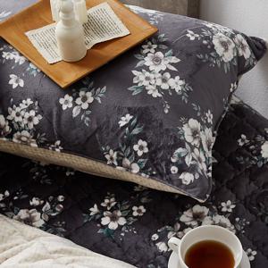 레트로 플라워 극세사 베개커버 50x70