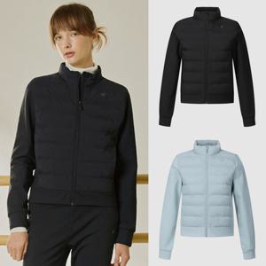 르꼬끄 여성 레귤러핏 하이브리드 경량 패딩 자켓 QQ422OPDO2