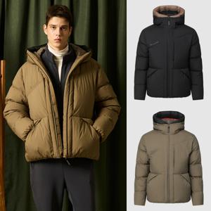 르꼬끄 공용 숏패딩 루즈핏 컬러후드 다운 자켓 QQ423EDJN7