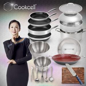 [11월단한번]쿡셀 홀로그램 큐브 IH 후라이팬 세트