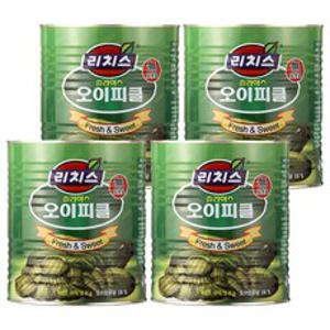 리치스 슬라이스 오이피클, 4개, 3kg