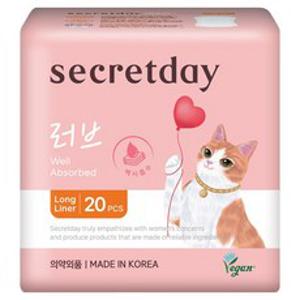 시크릿데이 러브 롱 라이너, 20개입, 1개