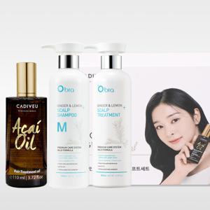 설인아X아사이오일 110ml 기프트 세트 / 헤어에센스+모이스처 샴푸세트