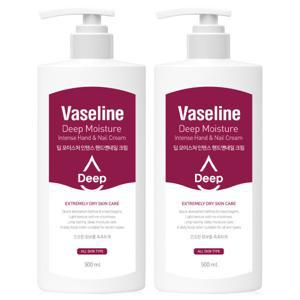 바세린 딥 모이스처 인텐스 대용량 핸드크림 고보습 500ml 2개