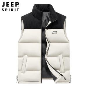 지프스피릿 JEEP SPIRIT 남성 여성 공용 다운 패딩 베스트 조끼 패딩 0682