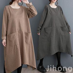 가을겨울 롱원피스 플레어 모직질감