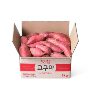 (신선집중) 호박고구마 맛젤 여름 호박고구마 상사이즈 정품 호풍미 3kg
