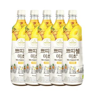 쁘띠첼 미초 파인애플 900ml 5개