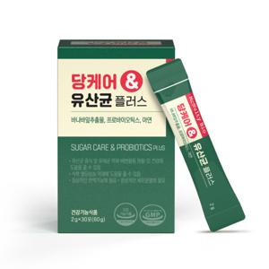 당케어 유산균 플러스 프로바이오틱스 바나바잎 30포