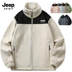 지프 JEEP SPIRIT 남녀공용 플리스 후드 점퍼 후리스 집업 JP9915