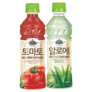 가야 토마토농장 340ml 12개+알로에농장 340ml 12개