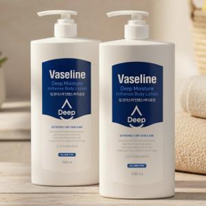 (오늘만 개당 5360원) 바세린 바디로션 1000ml 2개 대용량 고보습 바디크림