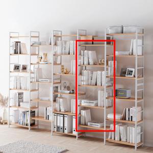 브랜디홈 연결형 철제 책장 C타입 / 거실 서재 인테리어 수납 책장