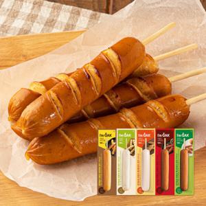 프랑크 닭가슴살 소시지 꼬치 70g 5종 10팩+10팩