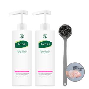 1+1 아크네스 퍼펙트 솔루션 바디워시 500ml + 바디브러쉬 본품 증정