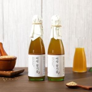 이삭방앗간 저온압착 통참깨 100% 참기름 300ml + 300ml