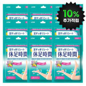 (10%적립)휴족시간 쿨링시트 6매입 9개