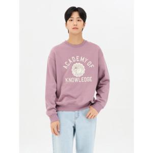 탑텐 25FW 남녀공용 티셔츠/맨투맨/팬츠/원피스 공용) 플리스 그래픽 스웨트셔츠_MSE4TR3902