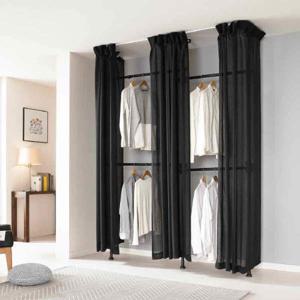 4단 커튼 행거 EOB-S314 국민튼튼 드레스룸 시스템 옷 수납