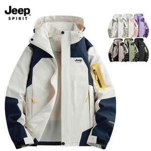 지프 JEEP SPIRIT 남녀공용 아웃도어 자켓 방수방풍 바람막이자켓 아웃도어 등산 캠핑자켓 점퍼 JW553