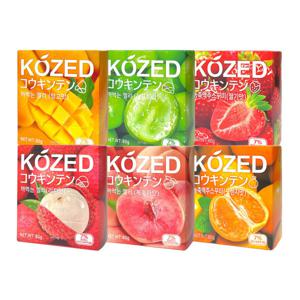 코제드 KOZED 까먹는 과일 젤리 6종 세트 480g (망고+청포도+딸기+리치+복숭아+오렌지 )
