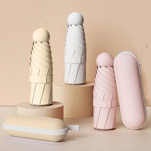 초경량 미니 우양산 캡슐 케이스 수동 암막 가벼운 우산 양산 양우산 자외선차단