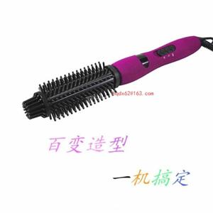 차홍볼륨고데기 미용실 롤 빗 스트레이트 뿌리 빗고데기 전문가용 다기능 무선 헤라 매직 보라색 아름다움