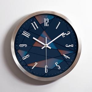 모던 메탈 무소음 벽시계 원형 거실 사무실 인테리어 벽걸이 시계 ODM-CLOCK06