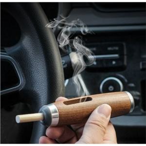 간편하고 깔끔한 휴대용 담배재떨이 담뱃재를 털 필요 없음(선물용 박스 포장)