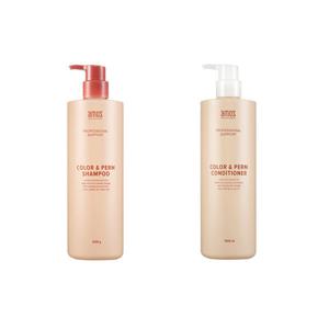 아모스 칼라앤펌 산성샴푸/컬러앤펌 컨디셔너 1000g