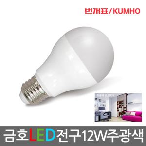 금호(LED 전구 12w 주광색)전등/램프/조명