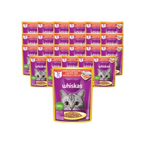 위스카스 고등어와 연어 80gx24개