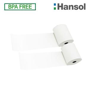 한솔정품 포스용지 57X50 100롤 무지 감열지 검안지 포스영수증 포스기 병원용 혈압계용지 카드단말기용