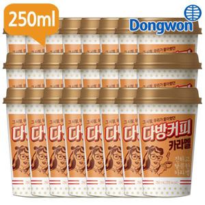 동원 다방커피 카라멜 250mlX24개/컵커피/카페라떼