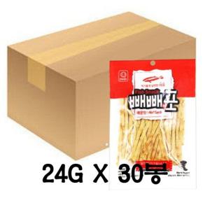 한진 빼빼어포 매운맛 24gX30봉 1박스 인기간식
