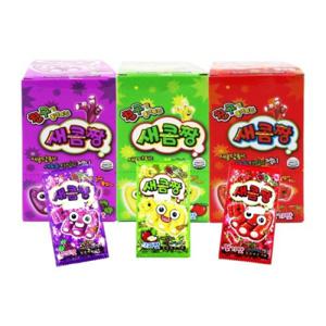 친구가 좋아하는 새콤짱 딸기맛 45gX24개입 포도 사과