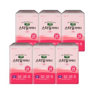 디펜드 여성 스타일라이너 무향 롱28PX6팩