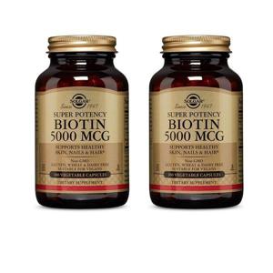 솔가 비오틴 5000 mcg 100캡슐 X 2병