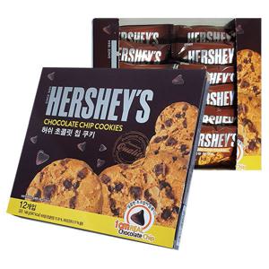 허쉬 초콜릿 칩 쿠키 과자 (12g X 12개입) 144g