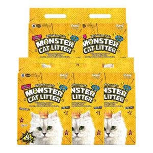 몬스터캣리터 고양이 두부모래 오리지날 8Lx5개
