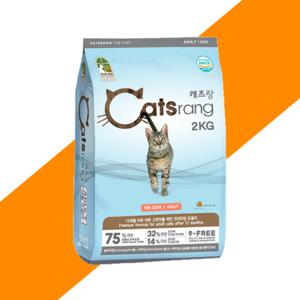 캐츠랑 어덜트2kg 고양이사료길고양이사료