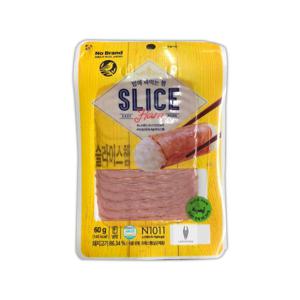 밥에 바로 싸먹는 얇은 슬라이스햄 슬라이스 햄 60g