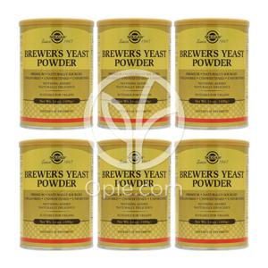 6개 맥주 효모 브루어스 이스트 분말 가루 파우더 비타민 B 400 g