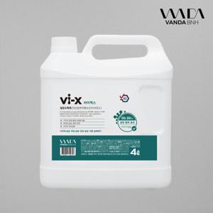 바이엑스 Vi-X 뿌리는 소독제 4L 99.999% 강력 살균