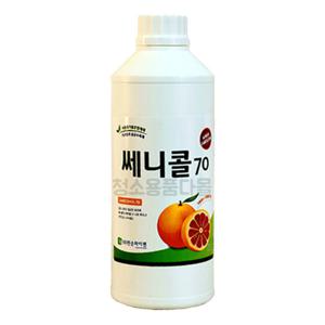 쎄니콜 70 주정 발효 알콜 75% 뿌리는 살균 소독제 1L