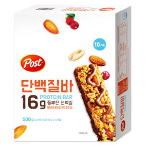 포스트 단백질바 500g (10개입)