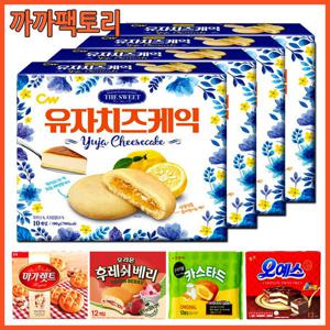 유자치즈케이크(10입)190gx4곽 까까팩토리